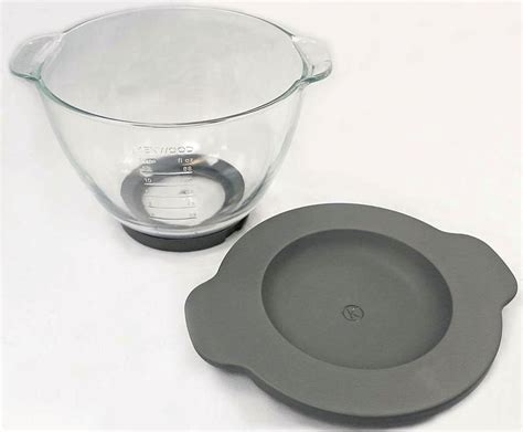 Bol En Verre Couvercle Pour Robot Kenwood Chef Sense Miss Pieces