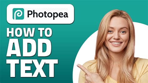 How To Add Text In Photopea Quick And Easy Youtube