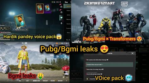 Transformers Trailerhardik Pandey Voice Pack 😍 Bgmipubg Leaks 🤑