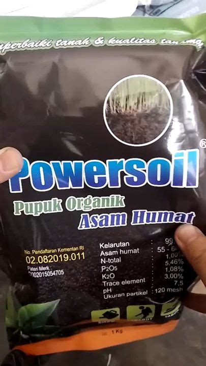 Powersoil Kg Pupuk Pembenah Tanah Humic Acid Power Soil Lazada