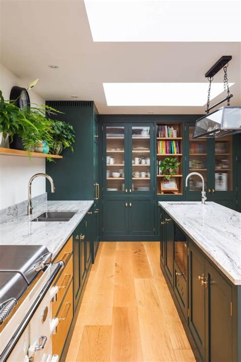 Dark Green Shaker Kitchen Sustainable Kitchens