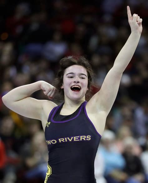 Two Rivers Angie Bianchi First Ever Lakeshore Elite Girls Wrestler Of