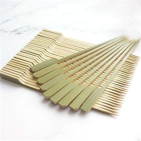 Disposable Bamboo Skewer Stick Burger Food Cocktail 25cm