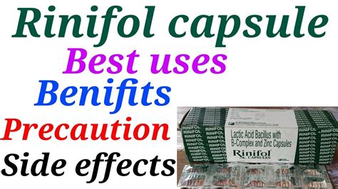 Rinifol Capsule Best Uses Benifits Precaution And Side Effects In Hindi