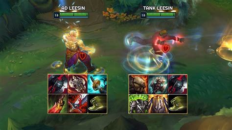 Ad Leesin Vs Tank Leesin Full Build Fights More Youtube