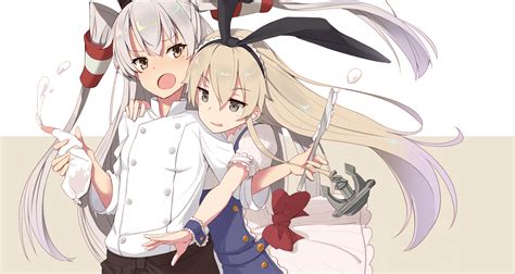 Fondos de pantalla Amatsukaze Kancolle Colección Kantai pelo largo