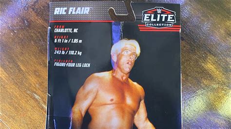 Unboxing Elite Series Ric Flair Youtube