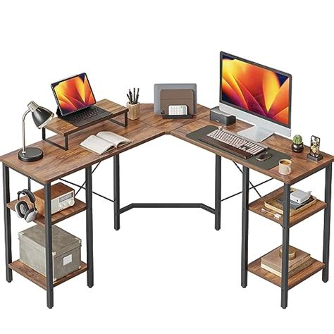 Snapklik Cubicubi L Shaped Computer Desk Reversible Gaming Desk