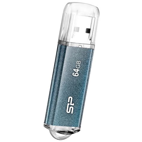 USB 3.0 Stick - 64 GB - USB stick - Blauw, Merk: Silicon power, Type: 3.0 - Super speed, Lees