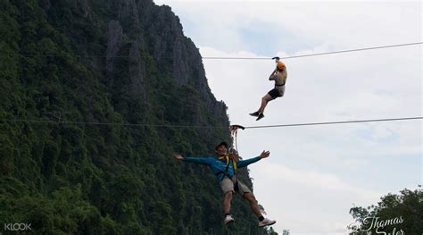 [SALE] Vang Vieng Kayaking and Zipline Adventure - Ticket KD