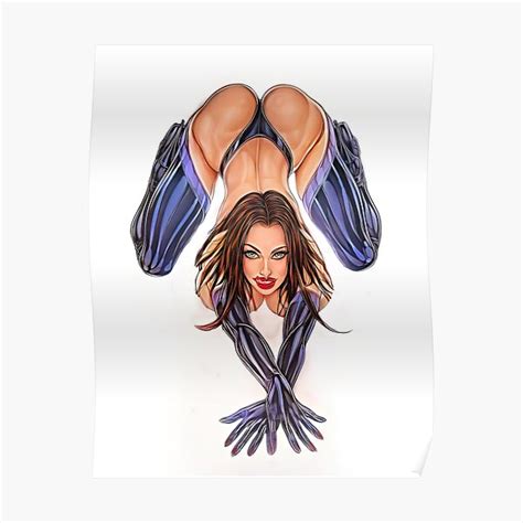 Red Hot Movie Star Erotica Vamping Hot Pop Art Stars By Mr Bluprint Poster For Sale By Mr