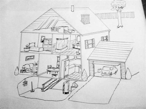 Introduzir 77+ imagem dibujos de casas por dentro - Abzlocal.mx