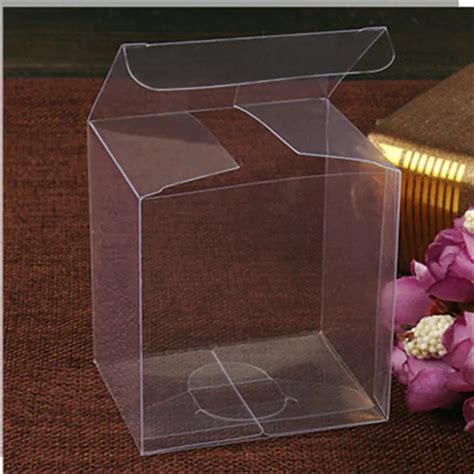 Pcs Pvc Box Clear Plastic Packaging Boxes Small Craft Gift