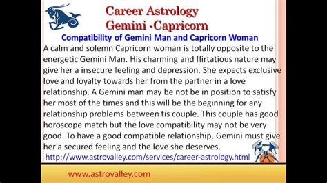 Gemini And Capricorn Love Compatibility Youtube