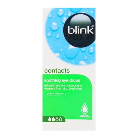 Blink Contacts Soothing Eye Drops 10ml | Inish Pharmacy | Ireland