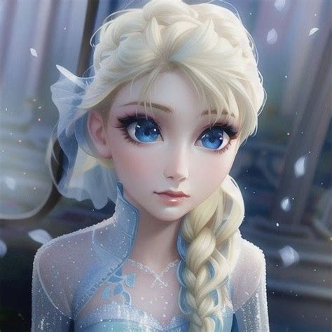 Free Elsa Anime Style Pfp In 2023 Disney Princess Fan Art Elsa Anime Disney Princess Art