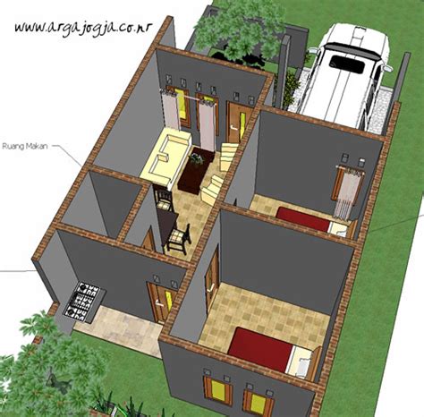 Membuat Denah 3d Dengan Sketchup IMAGESEE