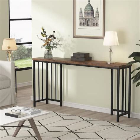 Online Sale Price Comparison Official Online Store Console Table Sofa Table Metal Frame Easy