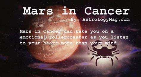 Mars In Cancer All Signs Pelajaran