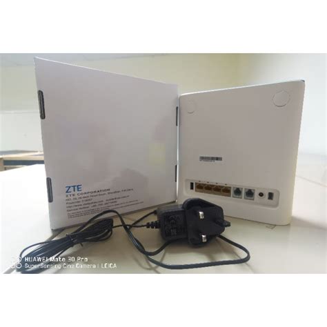 Zte Mf286c 4g Wireless Router White Shopee Malaysia