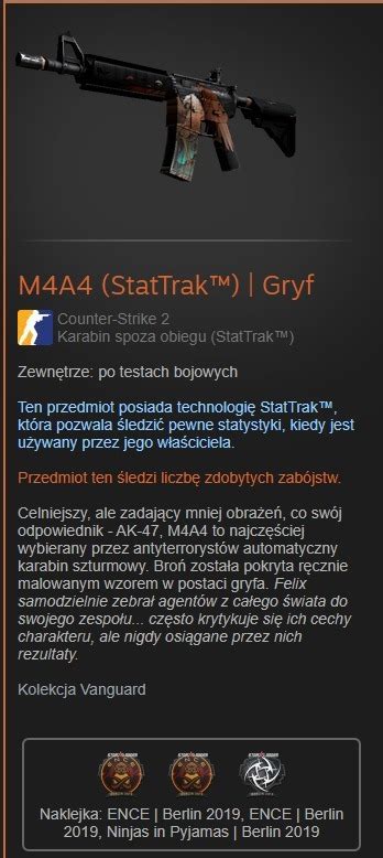 M A Gryf Csgo Cs Go Cs Skin Skiny Warszawa Kup Teraz Na Allegro