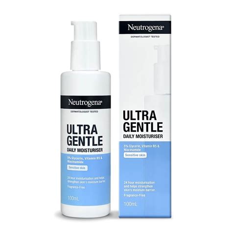 Neutrogena Ultra Gentle Daily Moisturiser 24 Hour Moisturization And Helps Strengthen Skin