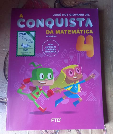 A Conquista Da Matemática 4º Ano José Ruy Giovani Júnior Livro Livros Usado 81544406 Enjoei