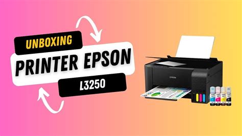 Unboxing Printer Epson L Bisa Menggunakan Wifi Youtube