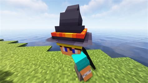 Minecraft Witch Hat Halloween Exclusive Optifine Cosmetic Youtube