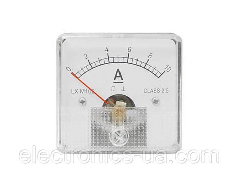 Амперметр DC 10A стрілочний квадратний постійного струму з шунтом ...