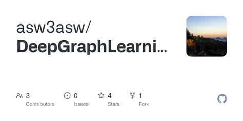 GitHub Asw3asw DeepGraphLearning