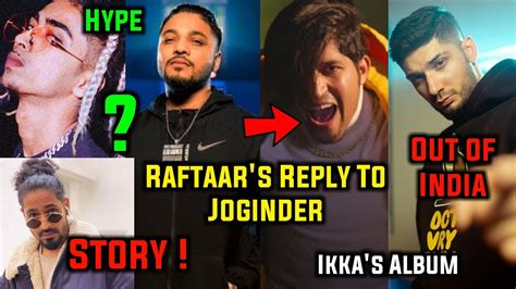 Raftaar S Reply To Joginder Live Session Ikka S Album Name Mc