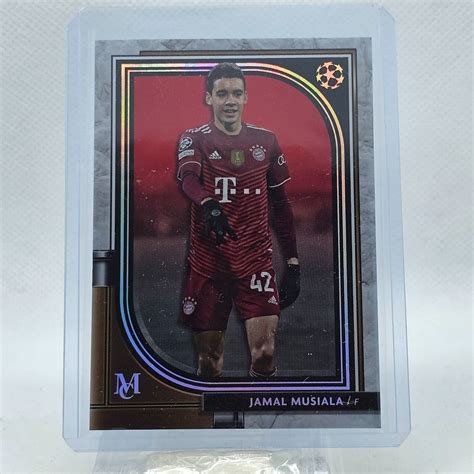 2021 22 Topps Museum Collection UEFA Jamal Musiala EBay