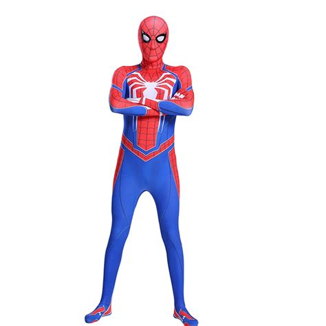 Mono de Cosplay de Spiderman Zentai para niños conjunto de superhéroes