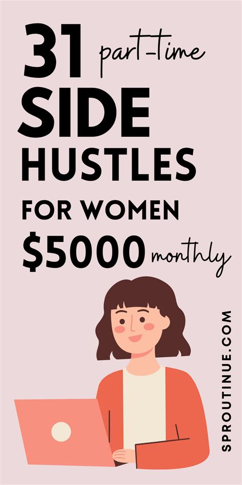 31 Best Side Hustles For Women In 2024 Side Hustle How To Make Money Ways To Get Money