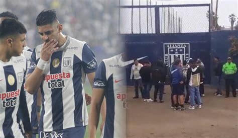 Alianza Lima Barristas De Alianza Ingresaron Al Entrenamiento Para