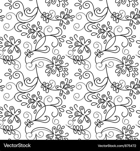 Abstract floral pattern Royalty Free Vector Image