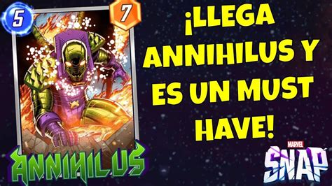 Annihilus Viene A Romper El Meta Marvel Snap Youtube