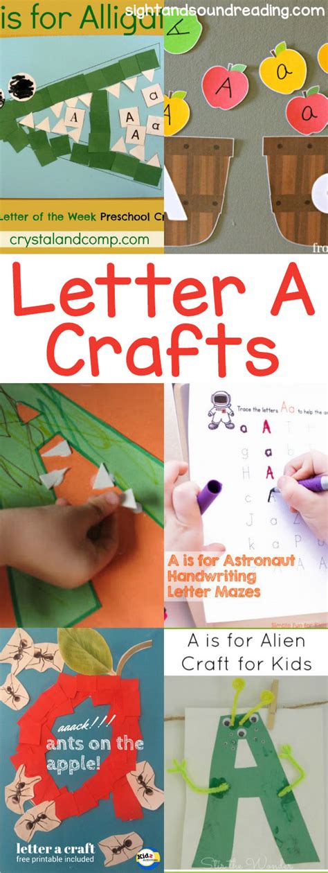 Letter A Crafts for Kindergarten