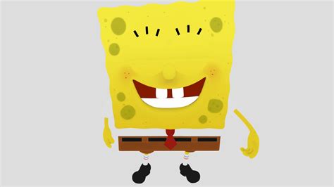 Spongebob Animation The Cosmic Shake 3d Model By Smf Features