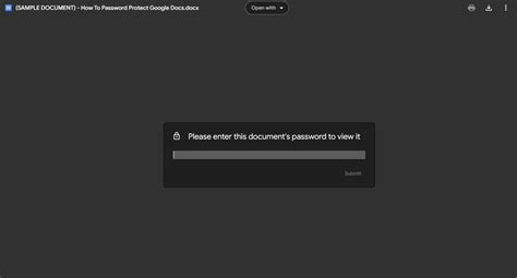 How To Password Protect Google Docs - Sheets for Marketers