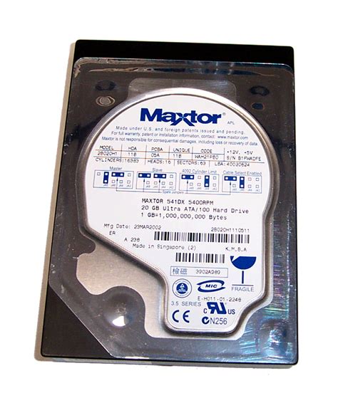 Maxtor B H Fireball Dx Gb Rpm Mb Ata Hard Disk