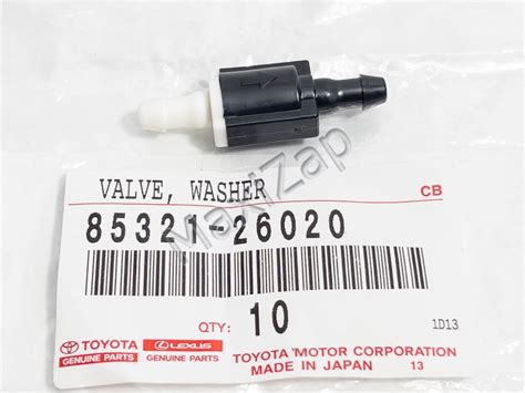 8532126020 Обратный клапан системы омывателя TOYOTA LEXUS | Запчасти на ...