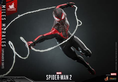 1 6 Hot Toys Marvel S Spider Man 2 Miles Morales Upgraded Suit Figure Collector Freaks
