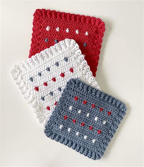 Daisy Farm Crafts Crochet Hot Pads Crochet Coaster Pattern Hot Pads