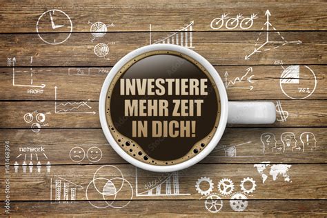 Investiere Mehr Zeit In Dich Stock Illustration Adobe Stock