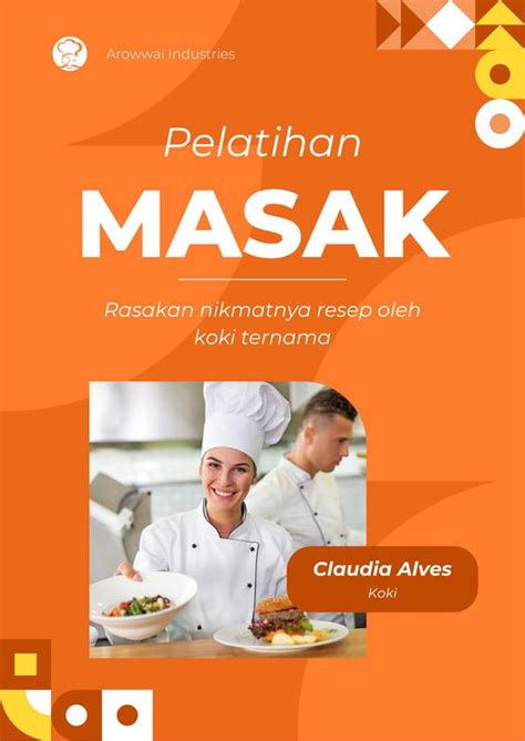 Halaman Gratis Desain Contoh Resep Canva