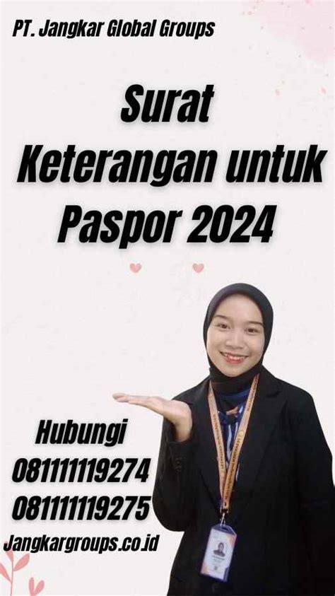 Surat Keterangan Untuk Paspor Jangkar Global Groups