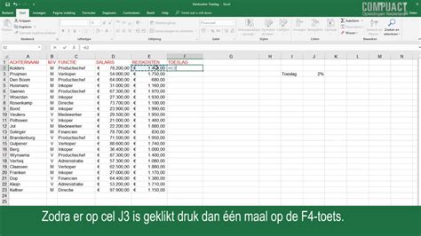 Excel Percentage Berekenen YouTube