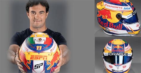 Video Checo P Rez Present Su Casco Para La Temporada